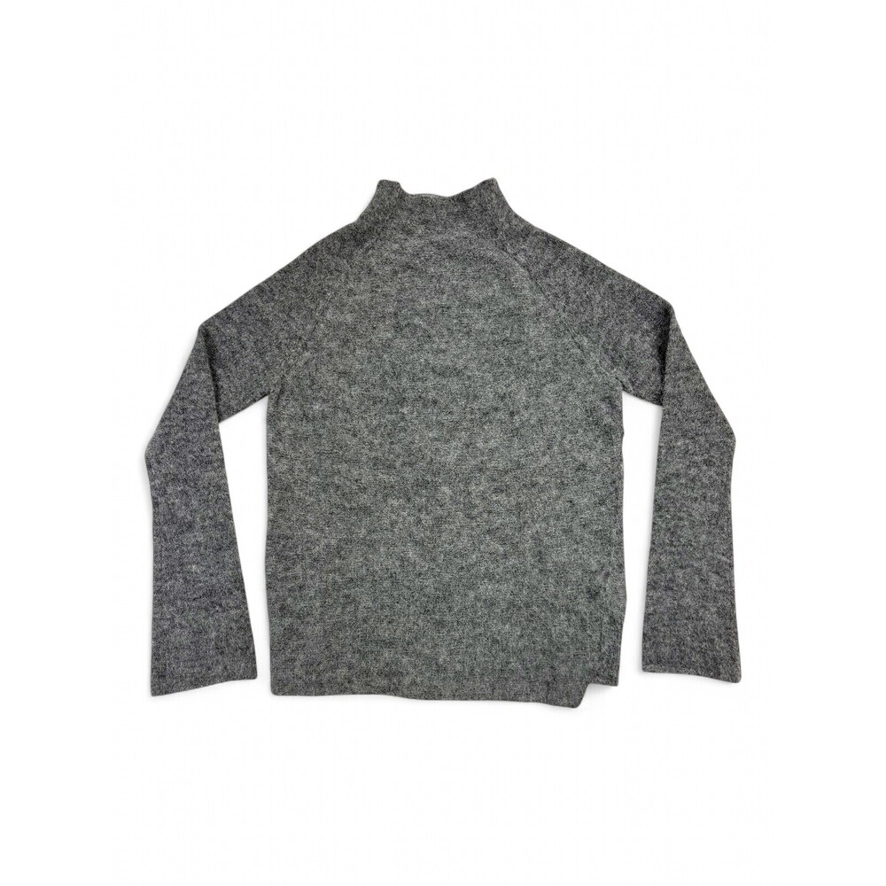Pas de Calais Heather‎ Gray Brushed Turtleneck Sweater XS